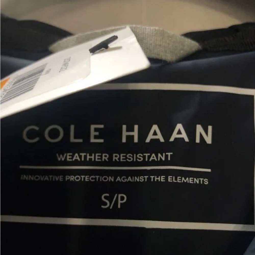 NWT Cole Haan Womens Black Long Sleeve Full-Zip Weather Resistant Rain… - Picture 10 of 11